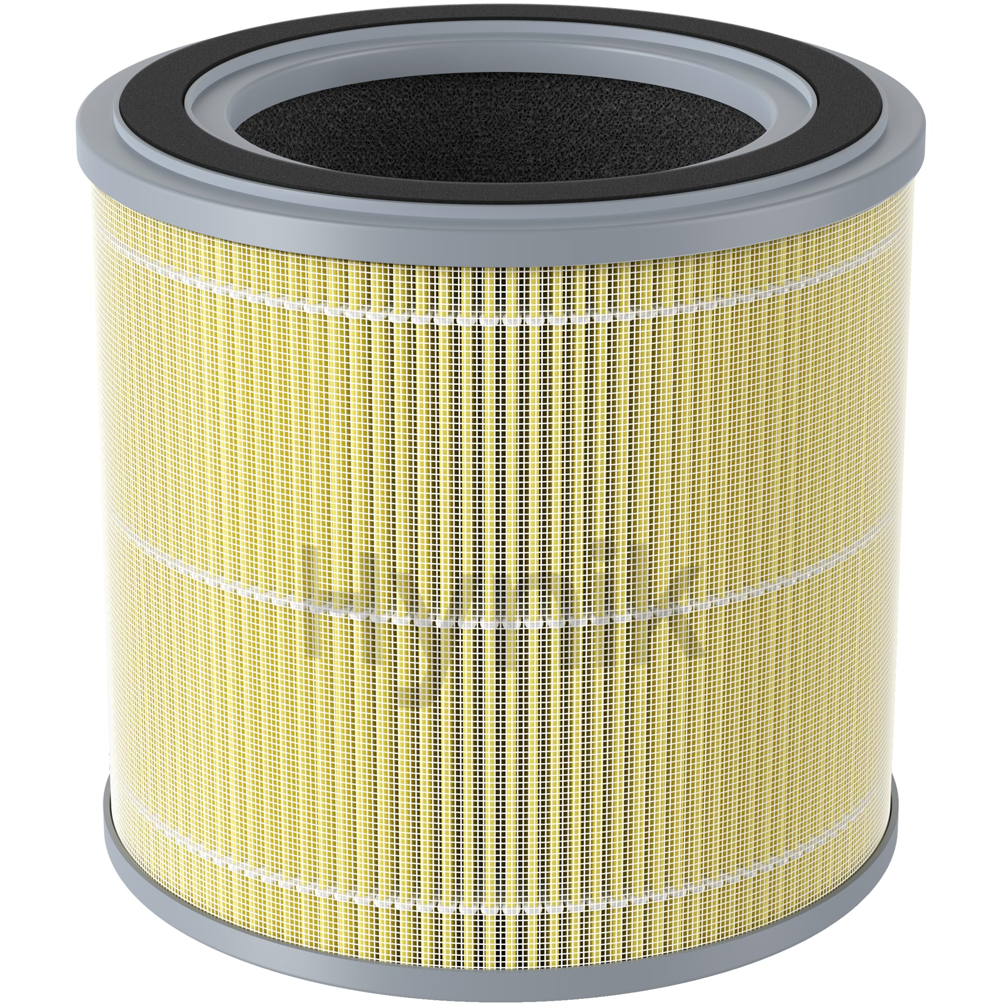 Hynik Alviera Air Purifier Replacement Filter, 3 Stage True Hepa, High Efficiency Activated Carbon